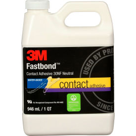 3M™ Fastbond™ Contact Adhesive 30NF 1 Quart Neutral 7000046567 - Pkg Qty 12