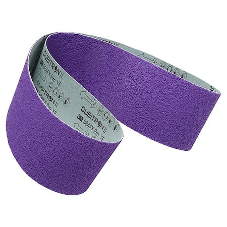 Sanding Belt, Coated, Ceramic, 36 Grit, Coarse, 1184F, Purple MPN:1184F