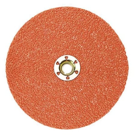 Quick Change Disc, 5 in.Dia, 60G, Orange MPN:60440229742