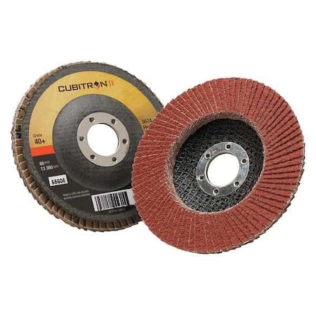 Flap Disc, 4 1/2 in Dia, 7/8 in Arbor MPN:7000148181