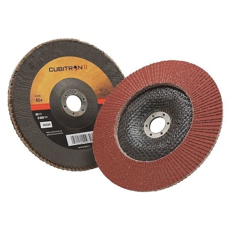 Flap Disc, 7 in Dia, 7/8 in Arbor, 40 Grit MPN:7000148190