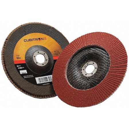 Flap Disc, 7 in Dia, 7/8 in Arbor, 60 Grit MPN:7000148191