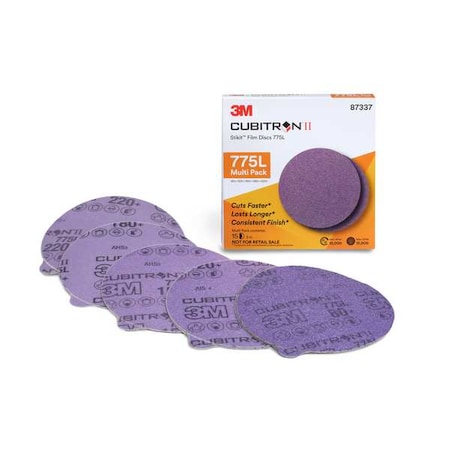 PSA Sanding Disc, 5 in Dia, 220; 80 G MPN:7010363665