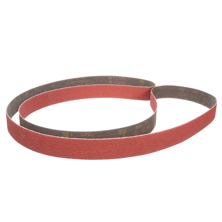 Cloth Belt 984F, Coated, Ceramic, 36 Grit, Not Applicable, 984F, Red MPN:7010516714