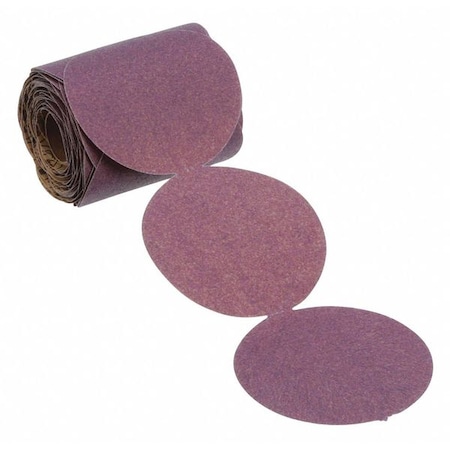 PSA Sanding Disc Roll, 3 1/2 in Dia, 120 G MPN:7100081363