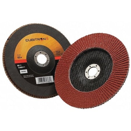 Flap Disc, 7 in Dia, 7/8 in Arbor, 60 Grit MPN:7100104948
