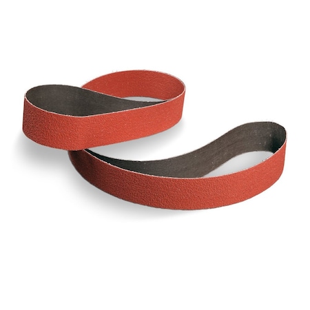 Cloth Belt 984F, Coated, Ceramic, 36 Grit, Not Applicable, 984F, Red MPN:7100244938