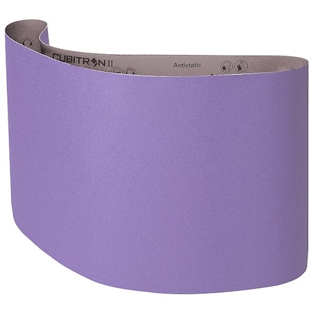 Sanding Belt, Coated, Ceramic, 150 Grit, Not Applicable, 970DZ, Purple MPN:970DZ
