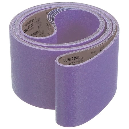 Sanding Belt, Coated, Ceramic, 120 Grit, Not Applicable, 970DZ, Purple MPN:970DZ