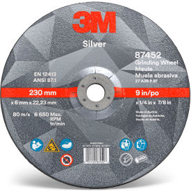 3M™ Silver Depressed Center Grinding Wheel 9