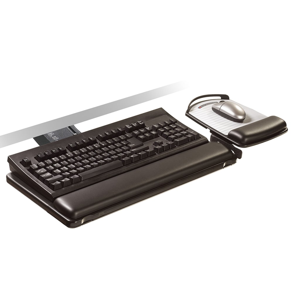 3M Sit/Stand Adjustable Keyboard Tray, Black MPN:AKT180LE