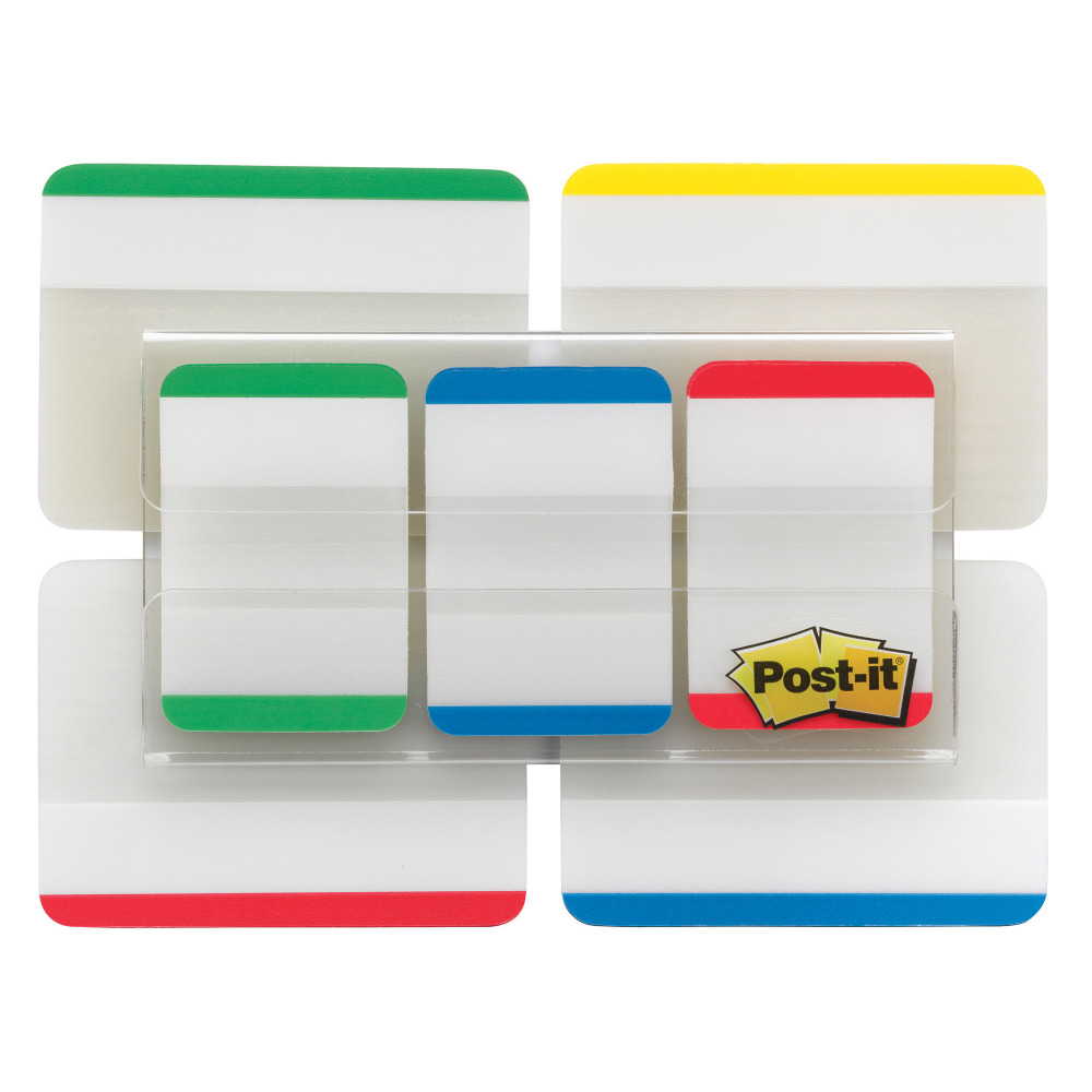Post-it Notes Durable Filing Tabs, 1in And 2in Tabs, Assorted Colors (686VAD1), Pack Of 7 Pads MPN:686-VAD1