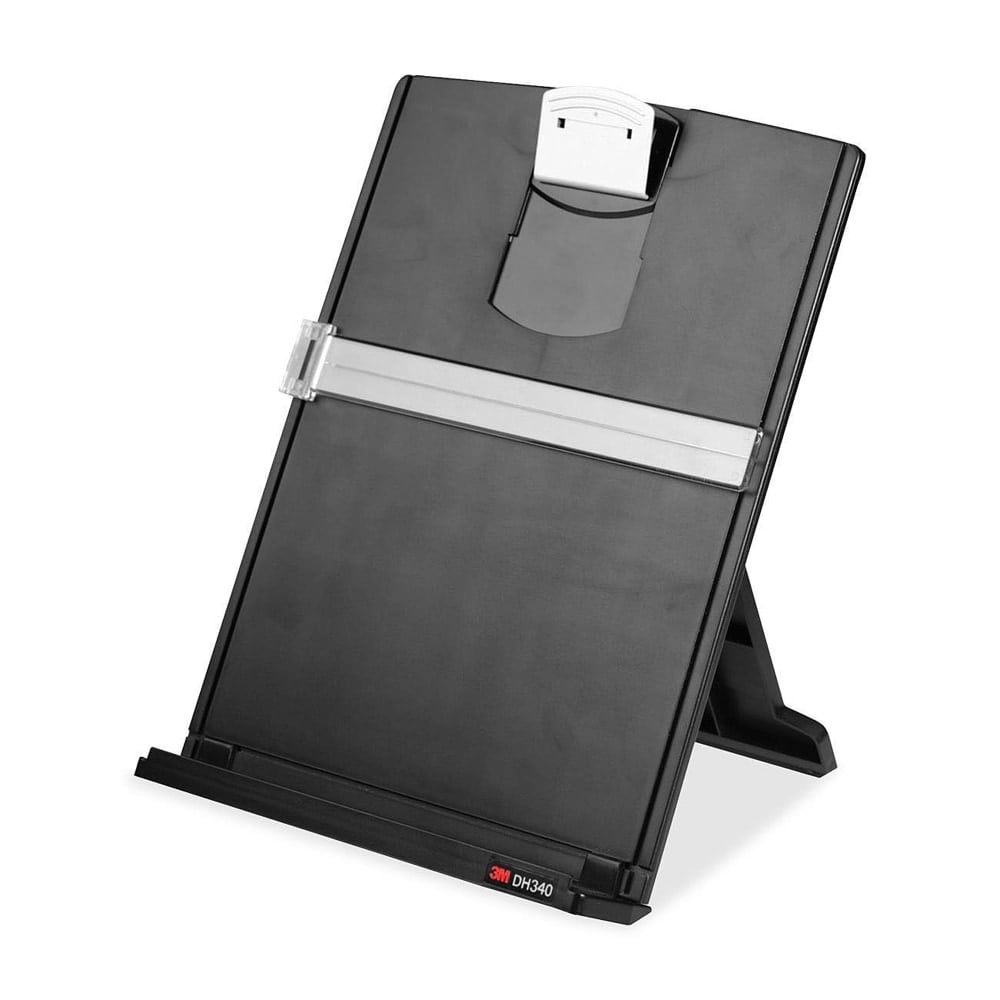 3M Desktop Document Holders, 18in, Black/Silver MPN:DH340MB