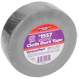 3M™ VentureTape Premium Cloth Duct Tape 2 IN x 60 Yards Silver 1557 7100043944