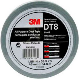 3M™ All Purpose Duct Tape DT8 Silver 1-7/8