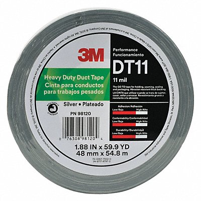 Duct Tape Silver 1 7/8 in x 60 yd 11 mil MPN:DT11