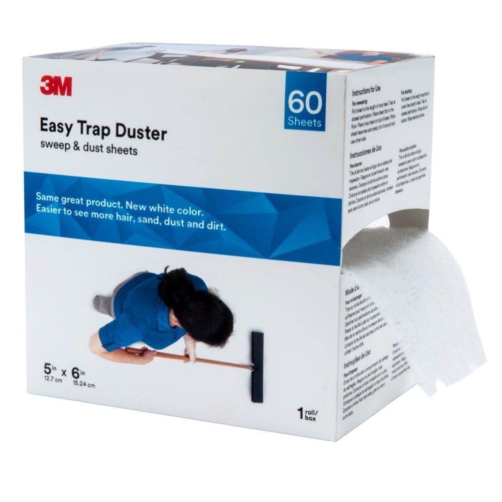 3M Easy Trap Duster Sweep And Dust Sheets, 5in x 6in x 30ft, 60 Sheets (Min Order Qty 5) MPN:59032