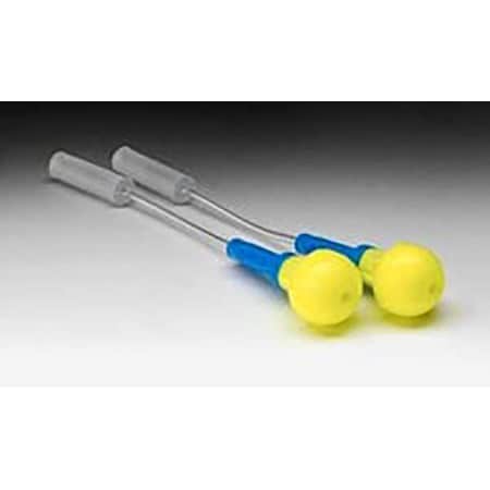 Push-In™ Disposable Foam Probed Test Ear Plugs, Pod Shape, N/A, Yellow, 50 PK MPN:393-2002-50