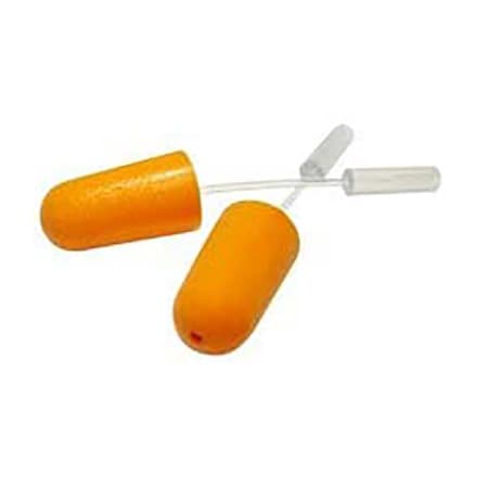 3M™ Disposable Foam Probed Test Ear Plugs, Bullet Shape, 29 dB, Orange, 50 PK MPN:393-2010-50