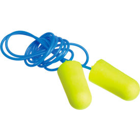 3M™ E-A-R Soft Earplugs Corded Yellow Neon 311-1250 200-Pair 7000002306