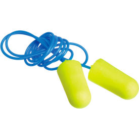3M™ E-A-R Soft Metal Detectable Earplugs Corded Poly Bag 200-Pair 7000029952