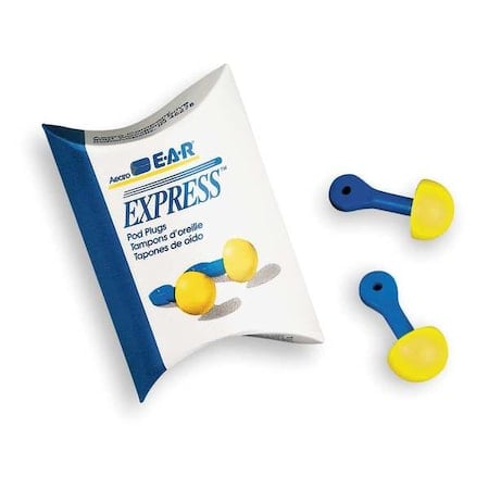 Express Pods Ear Plugsw/Solid Blu Uncorded MPN:7000127178