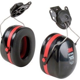 3M™ PELTOR Optime™ 105 Earmuffs H10P3E Hard Hat Attached NRR 18 dB 7000002327