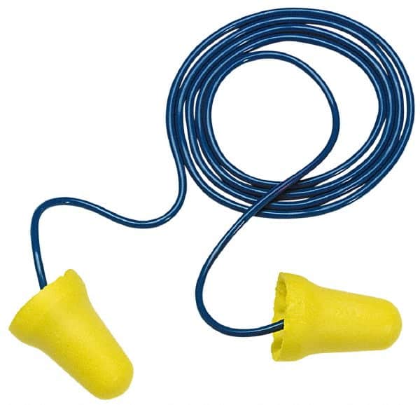 Earplugs: 28 dB, Foam, Bell, Roll Down, Corded MPN:7000127211 - Pkg Qty 200