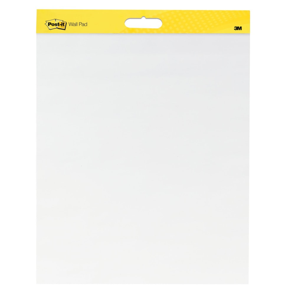 Post-it Super Sticky Wall Pad, 20 in x 23 in, 1 Pad, 20 Sheets/Pad, Great for Virtual Teachers and Students, White MPN:566SS