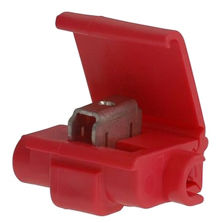 Insulation-Displacement Wire Connector, 16 AWG Max, 2 Port, Red, Polypropylene Insulation, 600 V MPN:558-BULK