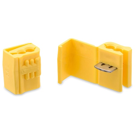 Insulation-Displacement Wire Connector, 12 AWG Max, 2 Port, Yellow, Polypropylene Insulation MPN:562 BOX