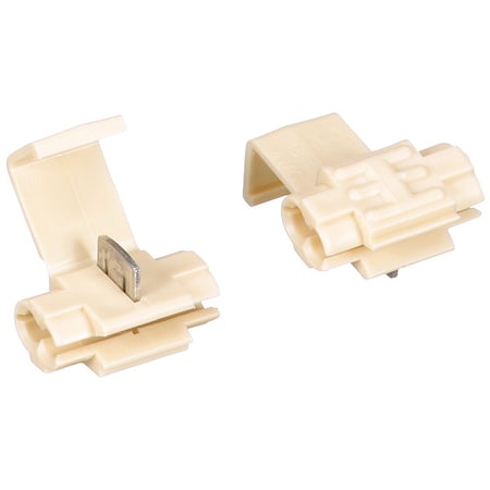 Insulation-Displacement Wire Connector, 10 AWG Max, 2 Port, Beige, Polypropylene Insulation, 600 V MPN:564-BULK