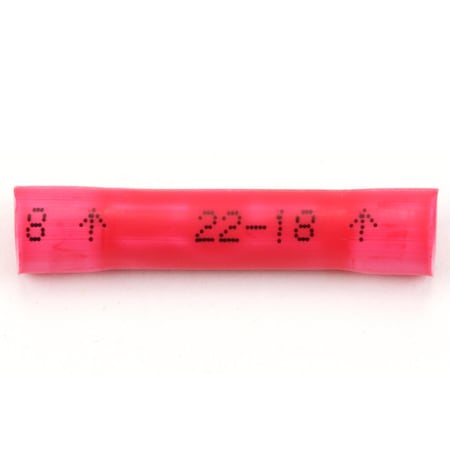 Butt SpliceConnector, Pink, 18AWGMax, PK100 MPN:7010319497