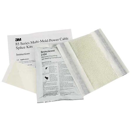 Splice Kit, 4/0 AWG Max, Black, Epoxy Insulation, 1, 000 V MPN:85-14