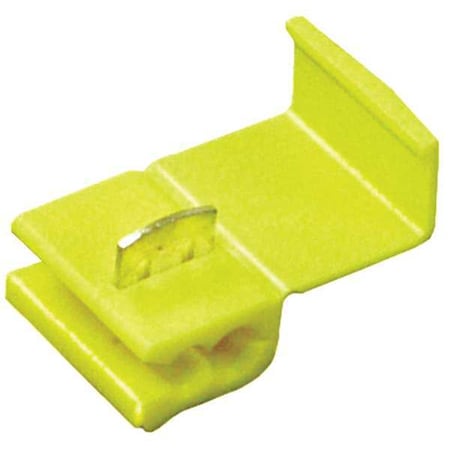 Insulation-Displacement Wire Connector, 10 AWG Max, 2 Port, Yellow, Polypropylene Insulation, 600 V MPN:903-BULK