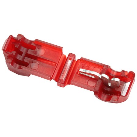 Insulation-Displacement Wire Connector, 18 AWG Max, 1 Port, Red, Nylon Insulation, 600 V, 1000 PK MPN:951K-BULK