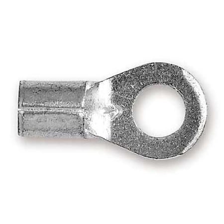 Ring Terminal, 5/16 in Stud Size, 6 AWG, 1, 000 V, Bare Insulated, Bare, Crimp Termination Only MPN:M6-516RK