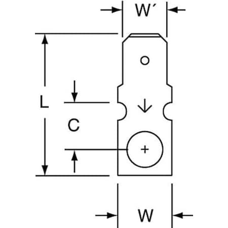 Male Disconnect, Bare, PK500 MPN:MA250DM/8RRK