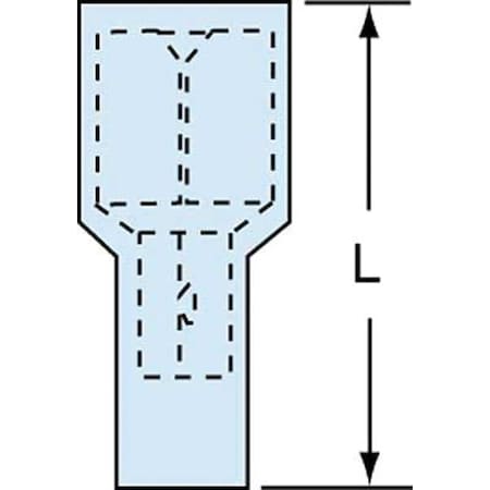 Wire Disconnect, Brass, Blue, Nylon MPN:MNI14-250DFIK