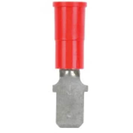 Male Disconnect, Red, 22-18AWG, PK25 MPN:MTV18-250Q