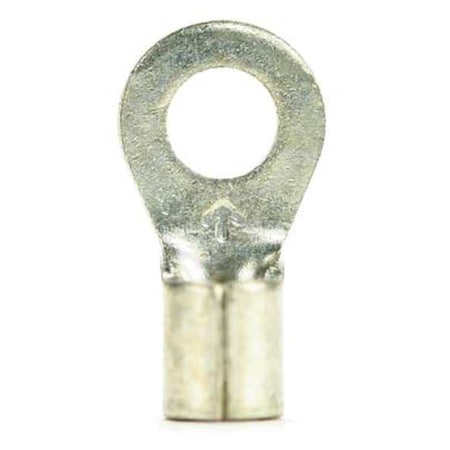 Ring Terminal, #10 Stud Size, 10 AWG, 600 V, Bare Insulated, Bare, Crimp Termination Only, 500 PK MPN:MU10-10RK