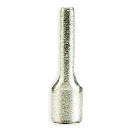 Pin Terminal, 10 AWG, 600 V, Bare Insulated, Bare, Crimp Termination Only, 50 PK MPN:MU10-55PX-A