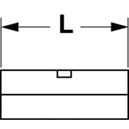 Butt Splice Wire Connector, 10 AWG Max, Bare, None Insulation, 600 V, 500 PK MPN:MU10BCHTK