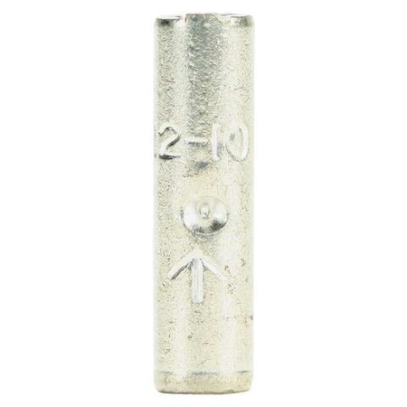 Butt Splice Wire Connector, 10 AWG Max, Bare, None Insulation, 900 V, 50 PK MPN:MU10BCHTX