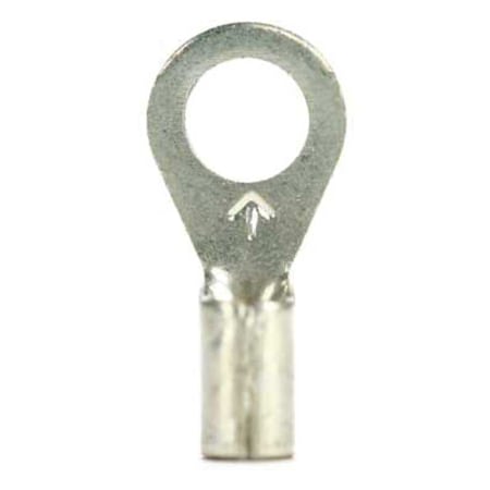 Ring Terminal, #10 Stud Size, 14 AWG, 600 V, Bare Insulated, Bare, Crimp Termination Only, 1000 PK MPN:MU14-10RK