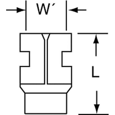 Female Flag Discon, Bare, 16-14AWG, PK1000 MPN:MU14-250DFHT/FLAGK