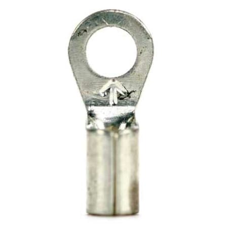 Ring Terminal, #6 Stud Size, 14 AWG, 600 V, Bare Insulated, Bare, Crimp Termination Only, 1000 PK MPN:MU14-6R/SK