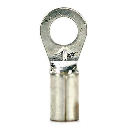 Ring Terminal, 3/8 in Stud Size, 6 AWG, 600 V, Bare Insulated, Bare, Crimp Termination Only, 200 PK MPN:MU6-38RHTK