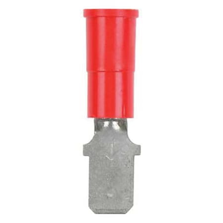 Male Disconnect, Red, 22-18AWG, PK1000 MPN:MVU18-187DMK