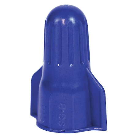 Twist-On Wire Connector, 6 AWG Max, Blue, Polypropylene Insulation, 600 V, 50 PK MPN:SG-B POUCH